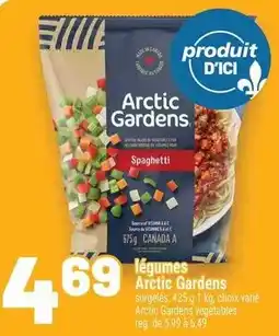 Metro Arctic Gardens légumes offer