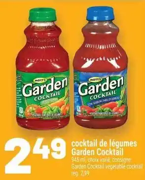 Metro Mott's Garden Cocktail offer