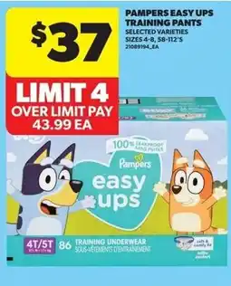 Real Canadian Superstore Pampers easy ups training pants offer