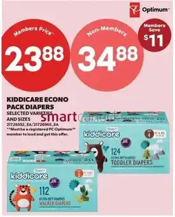 Real Canadian Superstore Kiddicare econo pack diapers offer