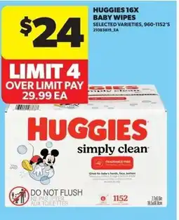 Real Canadian Superstore Huggies baby wipes offer