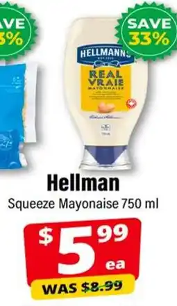 Iqbal Foods Hellman Squeeze Mayonnaise offer