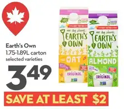 Longo's Earth's Own selected varieties offer