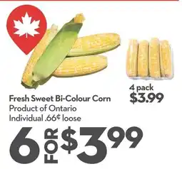 Longo's Fresh Sweet Bi-Colour Corn offer