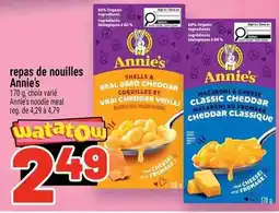 Metro Annie's noodle meal offer