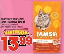 Metro Iams proactive health cat food offer
