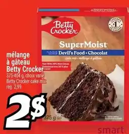 Metro Betty Crocker SuperMoist Devil's Food Chocolate cake mix offer