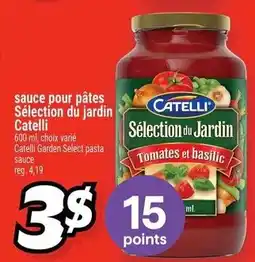 Metro Catelli sauce pour pates Selection du jardin offer