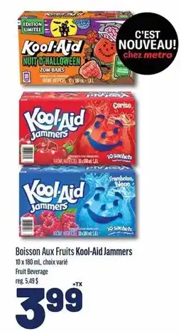 Metro Kool-Aid Jammers Fruit Beverage offer