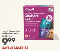 Longo's Longo's graham bear variety pack cookies offer