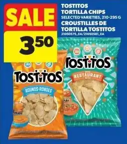 Real Canadian Superstore Tostitos tortilla chips offer