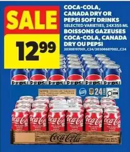 Real Canadian Superstore Coca-Cola, Canada Dry or Pepsi soft drinks offer