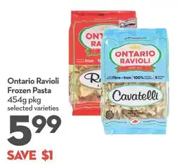 Longo's Ontario Ravioli Frozen Pasta offer