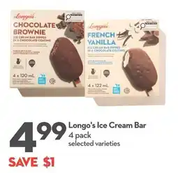Longo's Longo's ice cream bar offer