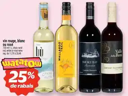 Metro vin rouge, blanc ou rosé offer