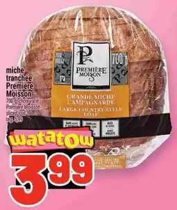 Metro Première Moisson grande miche campagnarde offer