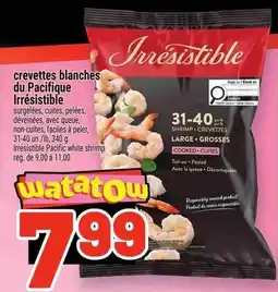 Metro Irresistible crevettes blanches du Pacifique offer