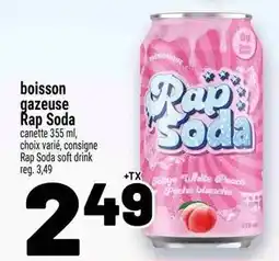 Metro Rap Soda offer