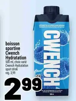 Metro Cwench hydration offer