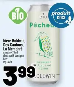 Metro Boldwin bière Pêcheur offer