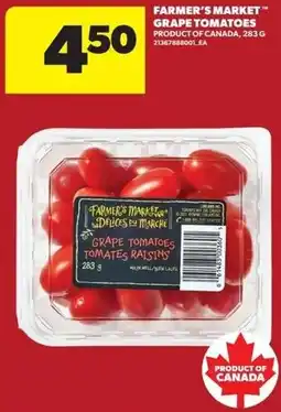 Real Canadian Superstore Farmer's Market grape tomatoes offer