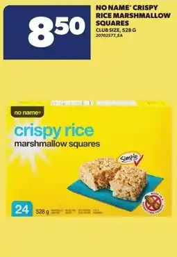 Real Canadian Superstore No Name crispy rice marshmallow squares offer