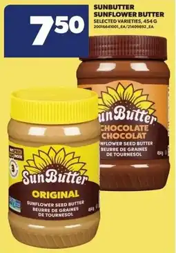 Real Canadian Superstore SunButter sunflower butter offer
