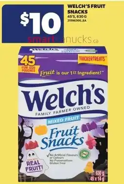 Real Canadian Superstore Welch's fruit snacks mixed fruit offer