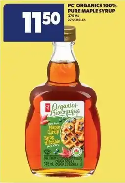 Real Canadian Superstore PC Organics 100% Pure Maple Syrup offer