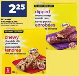 Real Canadian Superstore No Name chewy chocolate chip granola bars offer