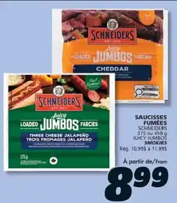 IGA Schneiders juicy jumbos farcies offer