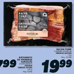 IGA Gosselin smoked bacon offer