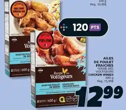 IGA Ferme des Voltigeurs chicken wings offer