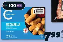 IGA Compliments mozzarella cheese sticks offer