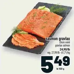 Metro saumon gravlax offer