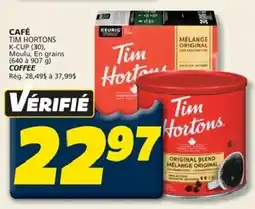 IGA Tim Hortons coffee offer