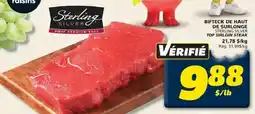 IGA Sterling Silver top sirloin steak offer