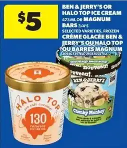 Real Canadian Superstore Ben & Jerry's or Halo Top or Magnum Bars offer