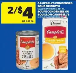 Real Canadian Superstore Campbell's condensed soup or broth offer