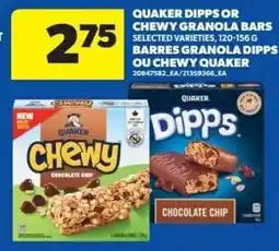 Real Canadian Superstore Quaker chewy granola bars offer