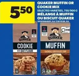 Real Canadian Superstore Quaker muffin or cookie mix offer