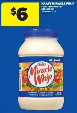Real Canadian Superstore Kraft miracle whip original offer