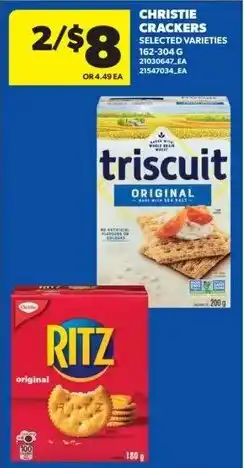 Real Canadian Superstore Christie crackers selected varieties offer