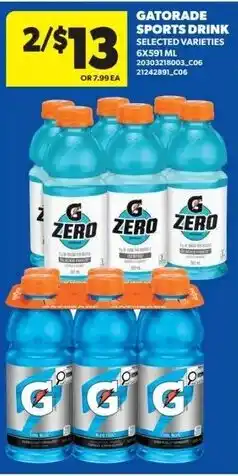 Real Canadian Superstore Gatorade sports drink selected varieties offer