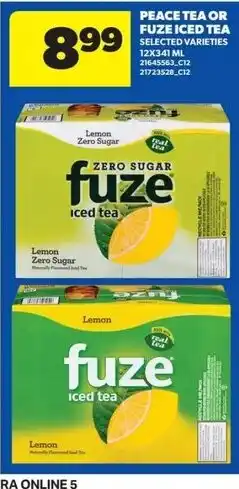 Real Canadian Superstore Fuze iced tea offer