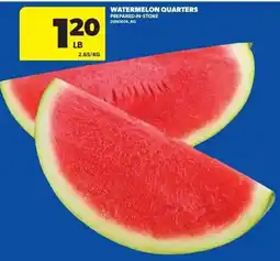 Real Canadian Superstore Watermelon Quarters offer