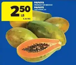 Real Canadian Superstore Papaya offer