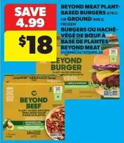 Real Canadian Superstore Beyond beef plant-based ground offer