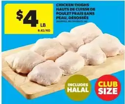 Real Canadian Superstore Chicken Thighs offer