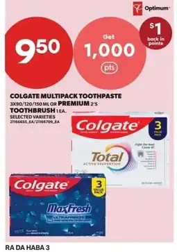 Real Canadian Superstore Colgate multipack toothpaste offer
